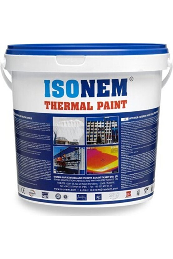 Thermal Paint İç Ve Dış Cephe Isı Yalıtım Boyası 18 kg