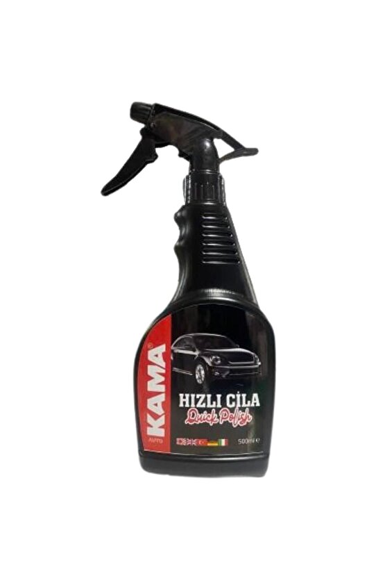 Auto Kama Hızlı Cila 5lt +500ml Dolu Uygulama Şişesi Ile