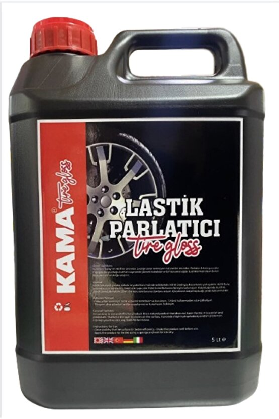 Auto Kama Lastik Parlatıcı (TİRE GLOSS) 5kg 500ml Dolu Uygulama Şişesi Hediye