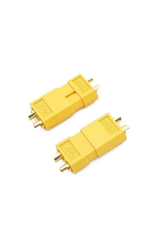 2 Adet XT-60 Batarya Konnektör Dişi-Erkek Çift Plug 60A Li-Po Pil Uyumlu xt60