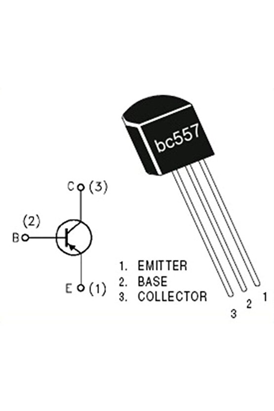 50Adet Bc557 Pnp Transistör To92