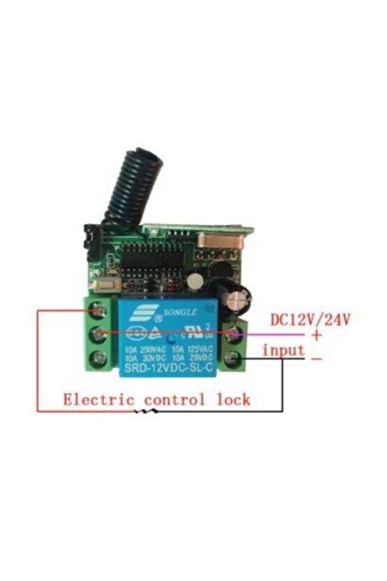 433 Mhz Rf Uzaktan Kumanda 10a Rf Alıcı Verici Transmitter Receiver 12v 1