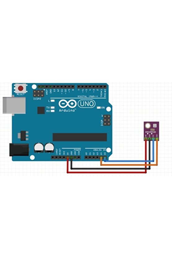 Sıcaklık Nem Ve Barometrik Basınç Sensörü Bme-280 Bme280 5 Volt