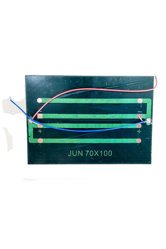 Küçük Mini Güneş Paneli 7cmx10cm 6 Volt Uç Kablolu