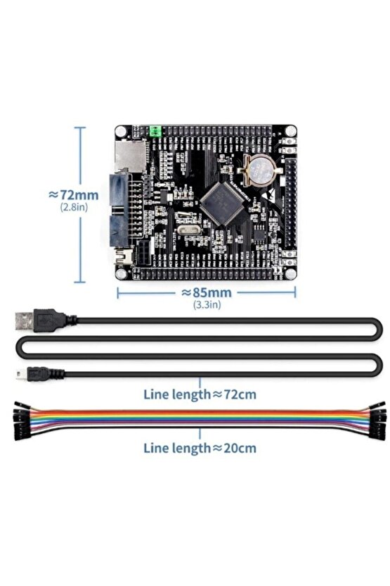 Stm32f407vet6 Geliştirme Kartı Cortex-m4 Stm32 - Lqfp144 Dmıps1025