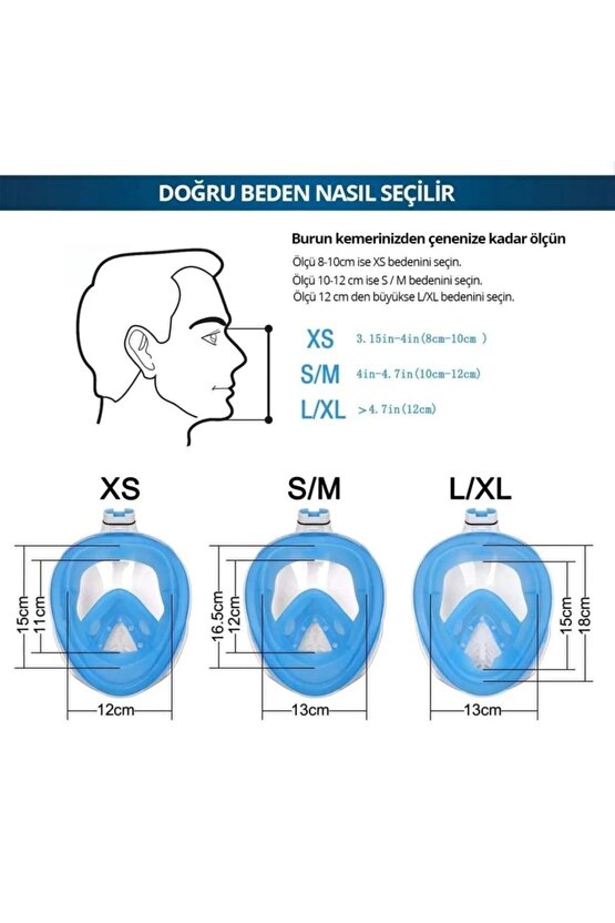 M2098G Dalış Maskesi