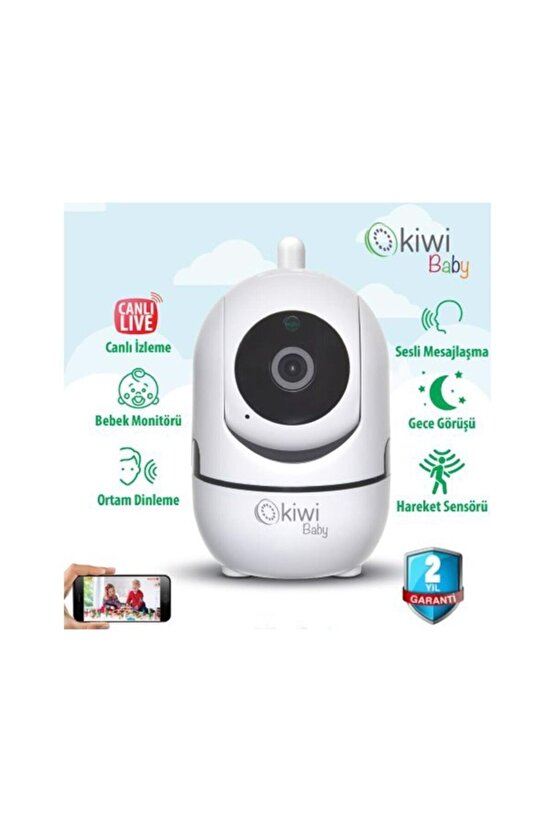 Kbaby-99 Akıllı Kamera Full Hd 360° Derece Wifi Gece Görüşlü