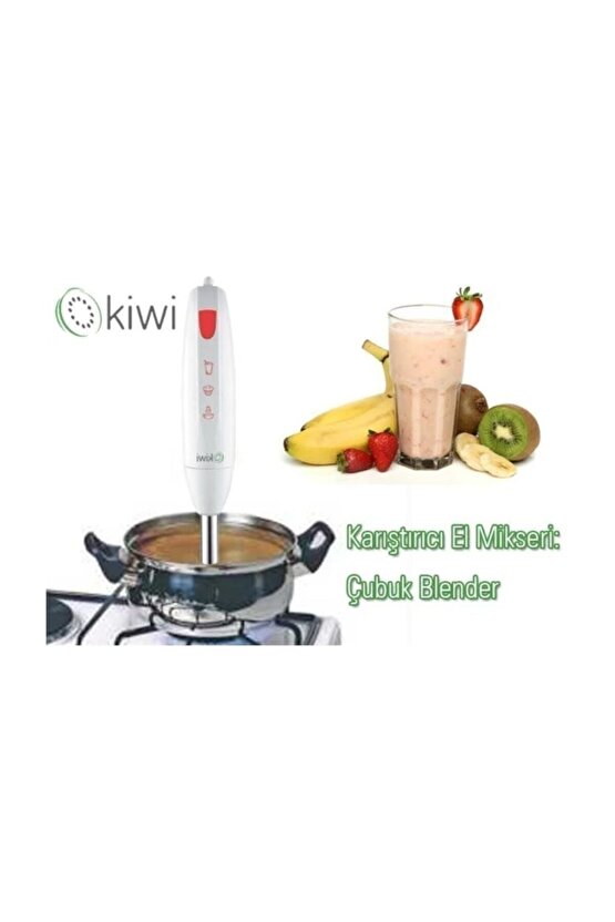 KHB-4415 Çubuk El Blender 300 W Beyaz