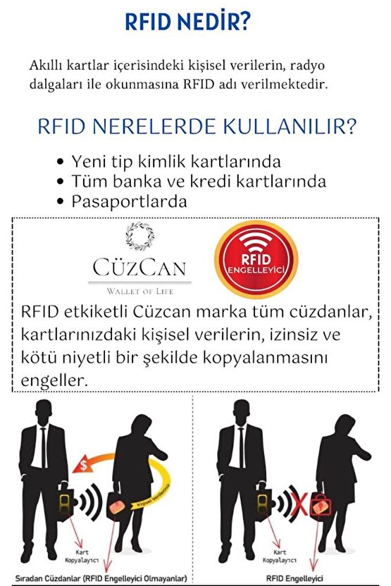 Zippa Antrasit Gri Oval Kenarlı Gerçek Deri Unisex Cüzdan