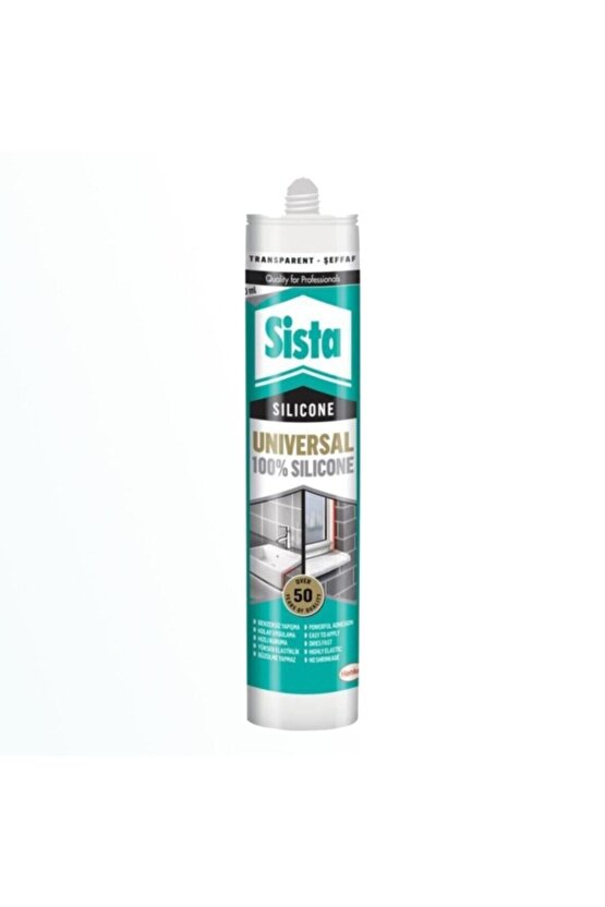 Sista Şeffaf Silikon 280 Ml (1 Adet)