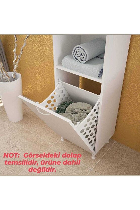 Beyaz Çamaşırlık Plastiği, Kirli Çamaşır Sepeti Mekanizması