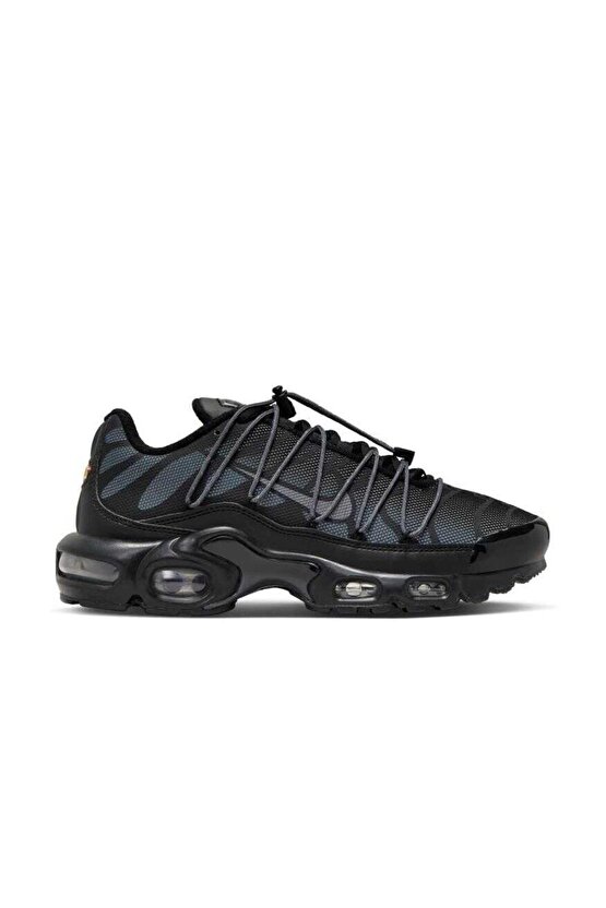 Air Max Plus Surfaces With Toggle Laces and in BlackMetallic Silver FZ2770-001