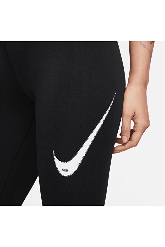 Sportswear Swoosh Kadın Siyah Tayt Dm6207 010