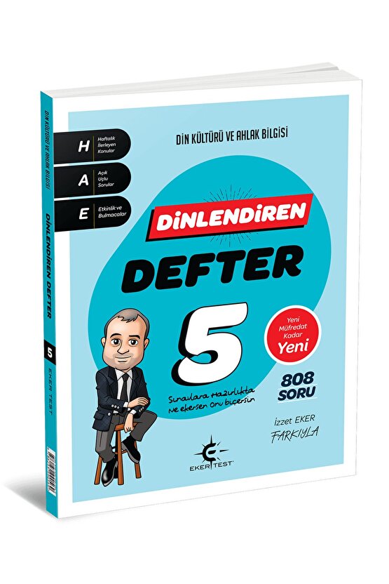 Eker Test 5 Sınıf Din Kültürü Dinlendiren Defter