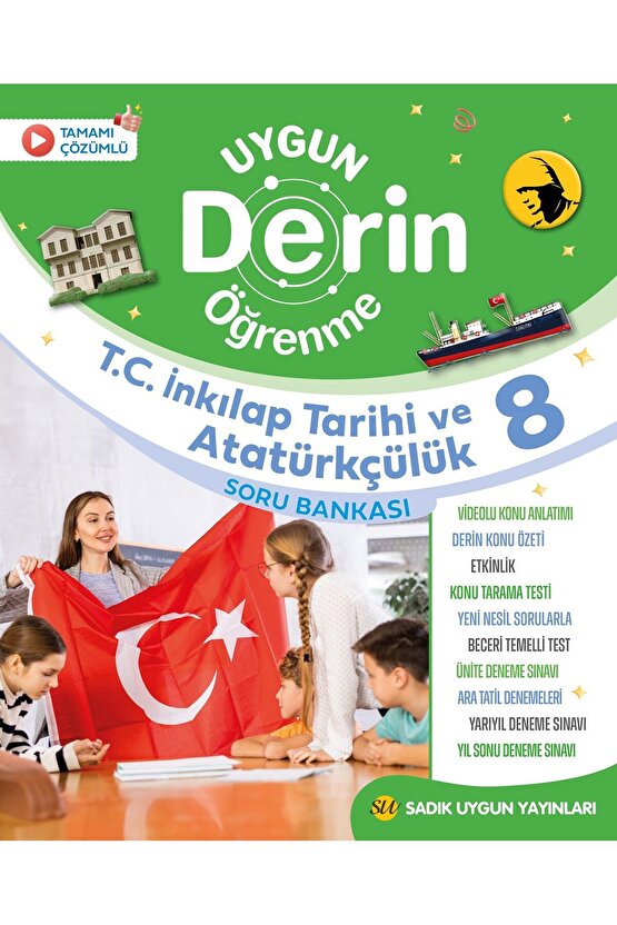 8. Sınıf Derin Öğrenme Seti (Matematik- Fen Bilimleri-Türkçe-Inkılap)