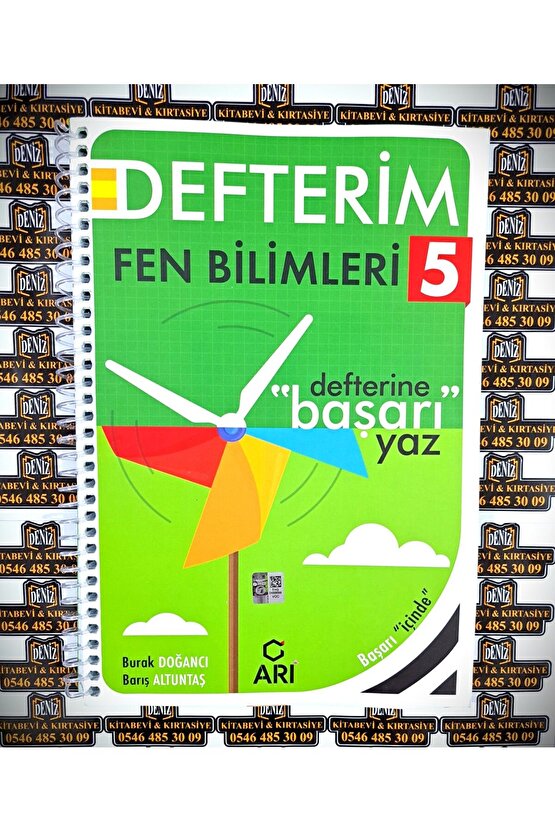 Arı Yayınları 5.Sınıf Fen Bilimleri Defterim (Yeni Müfredat)