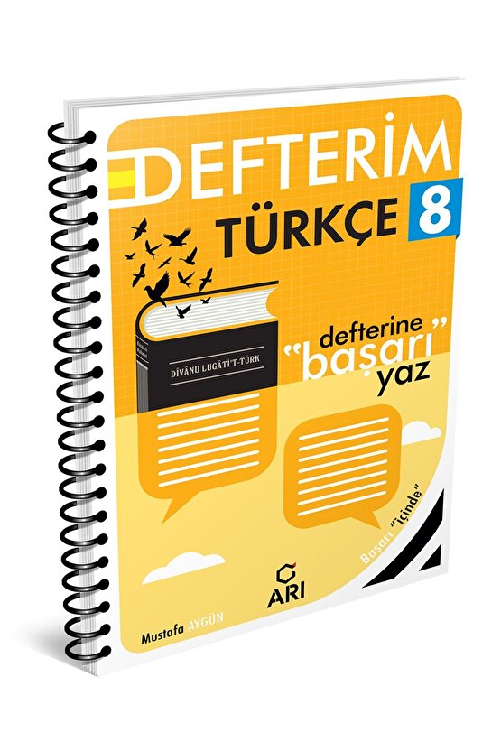 Arı Yayınları 8 Sınıf Türkçe Defterim 2025 Güncel Baskı