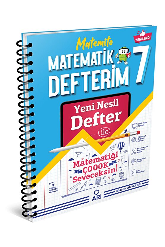 Arı Yayınları 7 Sınıf Matematik Defterim Matemito