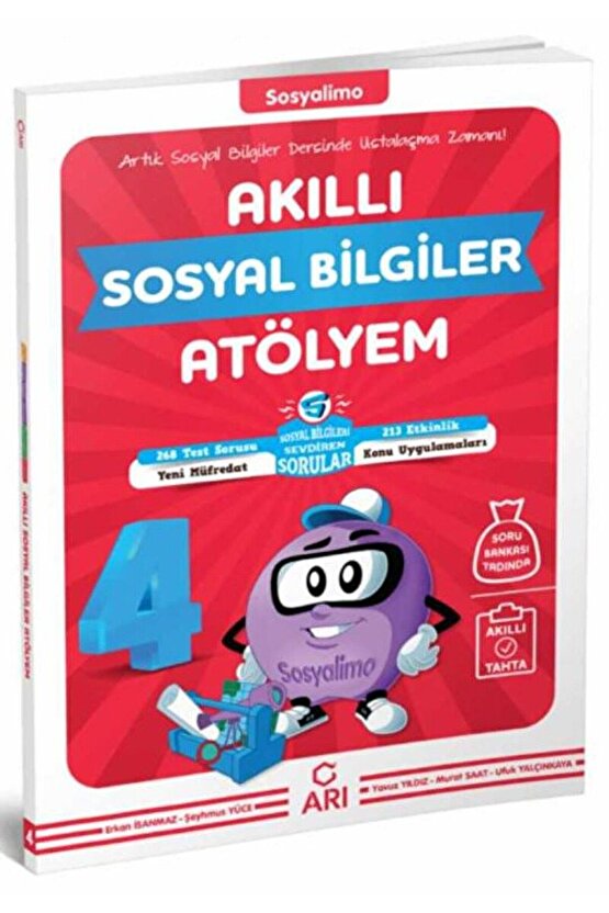 4. Sınıf Sosyalimo Akıllı Sosyal Bilgiler Atölyem  Arı Yayıncılık  9786257832724