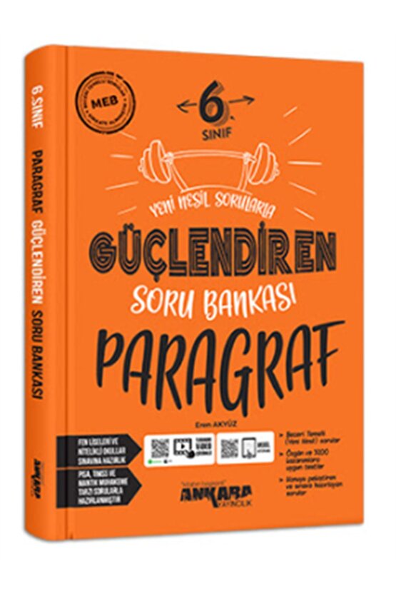 6.sınıf Paragraf Güçlendiren Soru Bankası