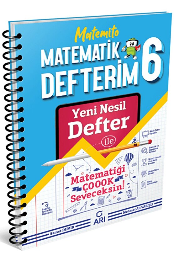 Arı Yayınları 6. Sınıf Matematik Defterim Matemito