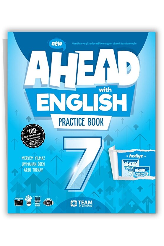 Ahead With English 7 (4lü Set) 2022 Practice Book, Test Book, Test Booklet, Vocabulary Book