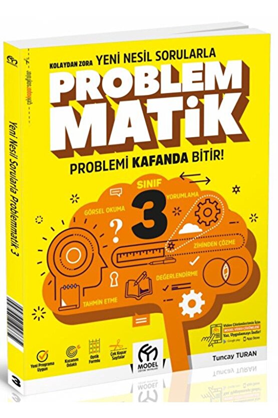 3. Sınıf Kolaydan Zora Yeni Nesil Sorularla Problemmatik  Model Eğitim Yayıncılık  9786257509794