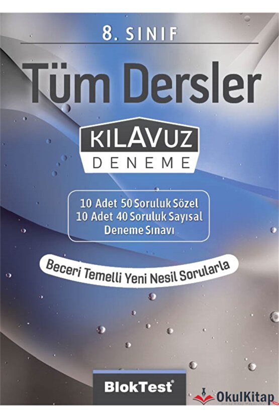 Tudem Bloktest 8.sınıf Tüm Dersler Kılavuz Deneme