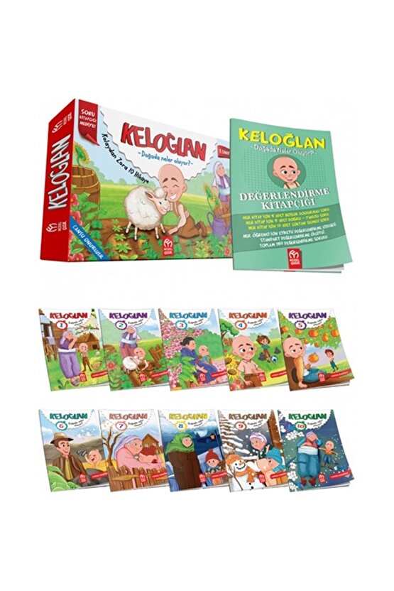 Keloğlan Doğada Neler Oluyor 1-2. Sınıf (10 Kitap)