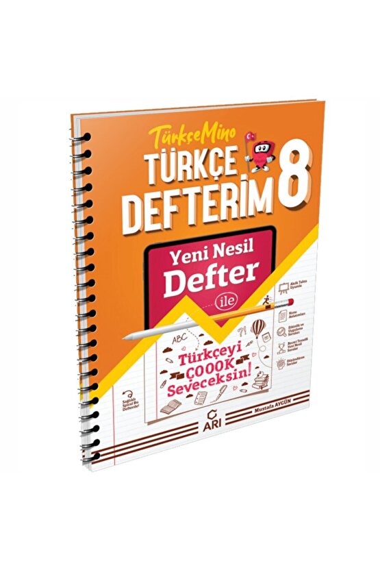 8. Sınıf Türkçemino Akıllı Türkçe Defteri