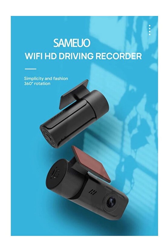 WİFİ CAR DVR RECORDER DASCH CAM ARAÇ İÇİ KAMERA WİFİ BAĞLANTILI 1080P TELEFONDAN İZLEME