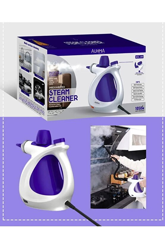 BUHARLI TEMİZLEYİCİ STEAM CLEANER YÜKSEK BASINÇLI EV ARABA KOLTUK YÜZEY BUHARLI DEZENFEKSİYON CİHAZI