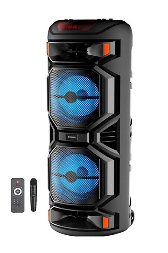 BÜYÜK BOY KABLOSUZ MİKROFONLU ŞARJLI HOPARLÖR KARAOKE BLUETOOTH SPEAKER