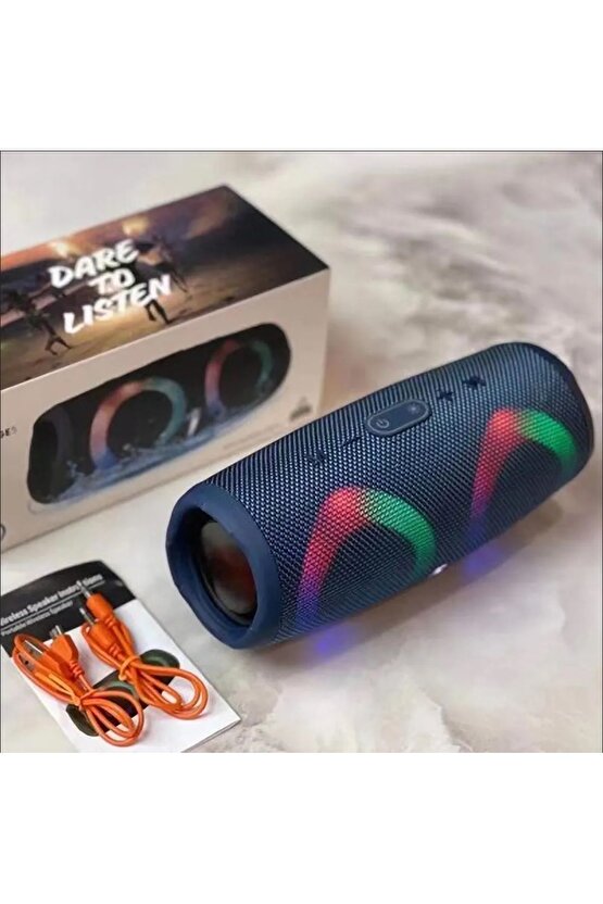 CHARGE5 BLUETOOTH SPEAKER ŞARJLI TAŞINABİLİR KABLOSUZ HOPARLÖR SD KART USB AUX FM RADYO