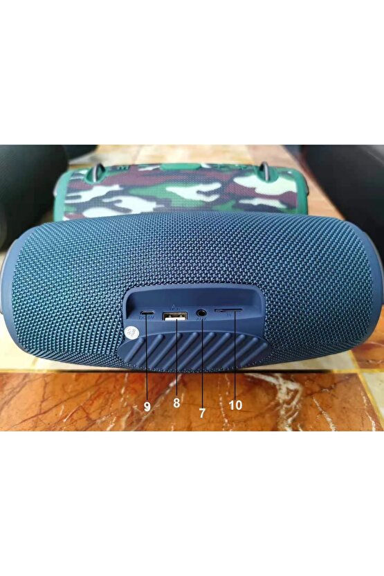 XTREEM3 BLUETOOTH SPEAKER ŞARJLI TAŞINABİLİR KABLOSUZ HOPARLÖR SD KART USB AUX FM RADYO