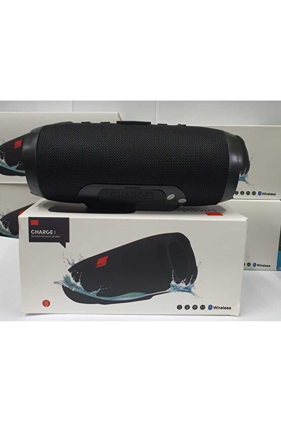 CHARGE3 BLUETOOTH SPEAKER KABLOSUZ ŞARJLI TAŞINABİLİR HOPARLÖR SD KART USB AUX GİRİŞLİ