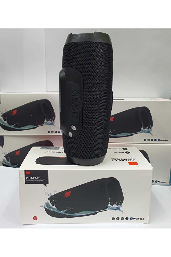 CHARGE3 BLUETOOTH SPEAKER KABLOSUZ ŞARJLI TAŞINABİLİR HOPARLÖR SD KART USB AUX GİRİŞLİ