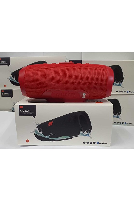 CHARGE3 BLUETOOTH SPEAKER KABLOSUZ ŞARJLI TAŞINABİLİR HOPARLÖR SD KART USB AUX GİRİŞLİ