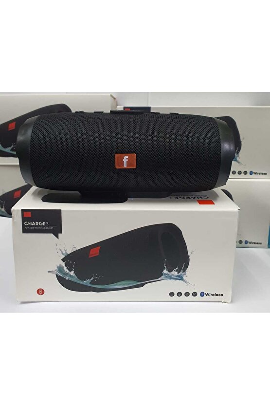 CHARGE3 BLUETOOTH SPEAKER KABLOSUZ ŞARJLI TAŞINABİLİR HOPARLÖR SD KART USB AUX GİRİŞLİ