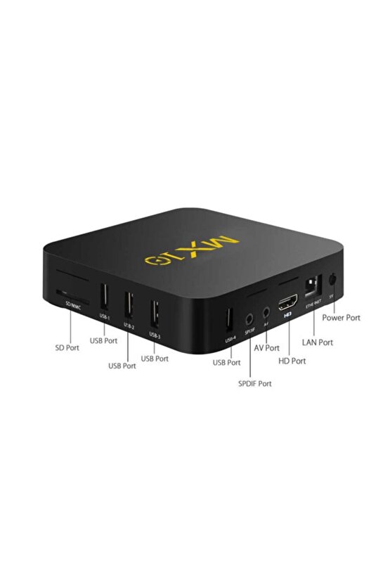 4k Ultra Hd Android Tv Box Mx10 Ram:1gb Rom:8gb Android Media Player