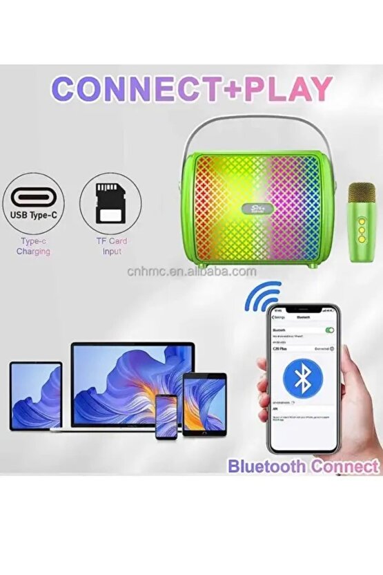 KABLOSUZ MİKROFONLU MİNİ KARAOKE BLUETOOTH HOPARLÖR ÖĞRETMEN HOCA REHBER ANFİSİ