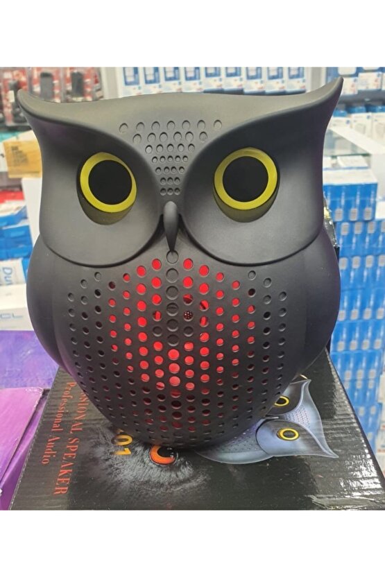 Işıklı Bluetooth Hoparlör Kablosuz Speaker Baykuş Figürlü