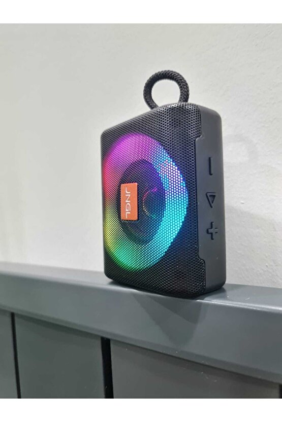 Go3 Pro Bluetooth Hoparlör Fm Radyo Sd Kart Usb Girişli Led Işıklı Şarjlı Speaker