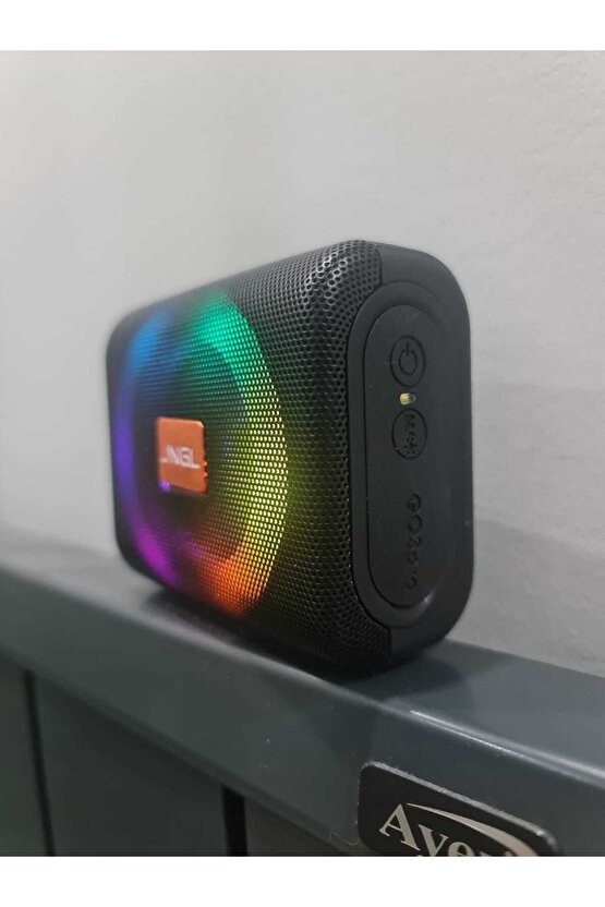 Go3 Pro Bluetooth Hoparlör Fm Radyo Sd Kart Usb Girişli Led Işıklı Şarjlı Speaker