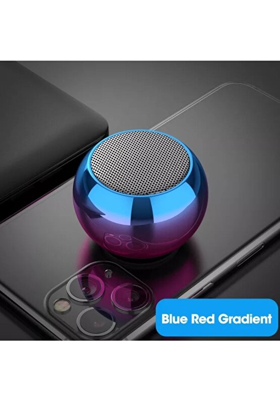 Metal Mini Kablosuz Hoparlör Şarjlı 4w Mini Bluetooth Speaker Tws Özellikli Ses Bombası