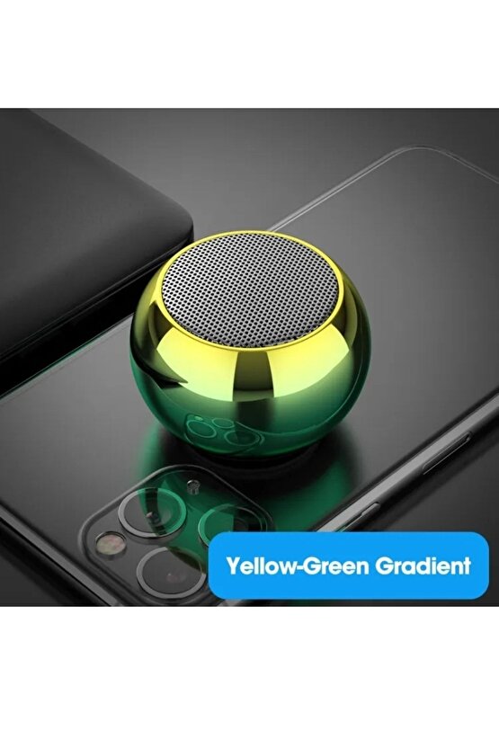 Metal Mini Kablosuz Hoparlör Şarjlı 4w Mini Bluetooth Speaker Tws Özellikli Ses Bombası