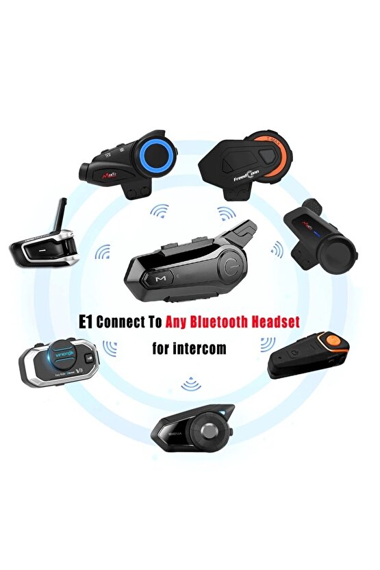 Kask Interkom Motosiklet Bluetooth Kulaklık Için Intercomunicador Interkom Kulaklık Kablosuz