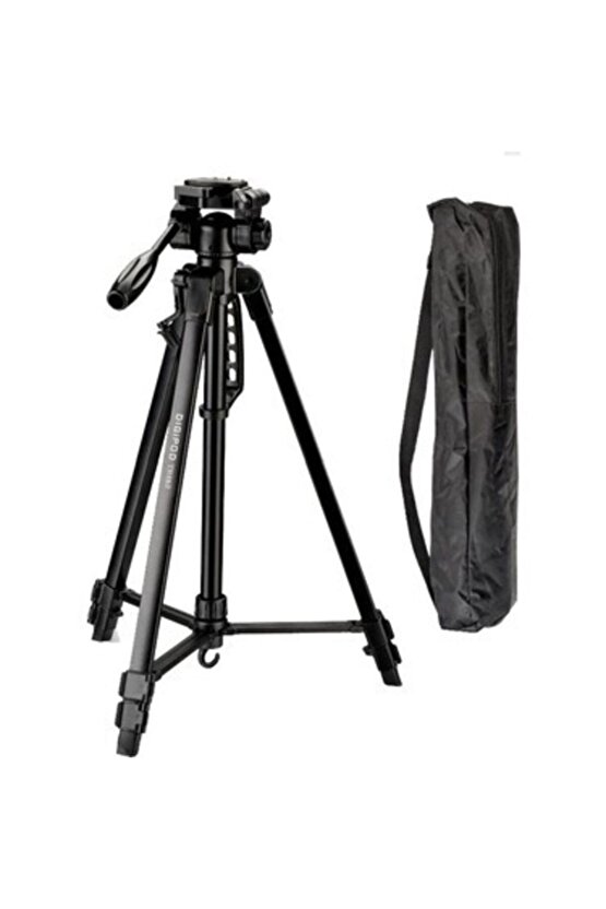 Profesyonel Tripod Video Ve Fotograf Makinesi Için 135 Cm E Kadar Uzayabilen Digipod