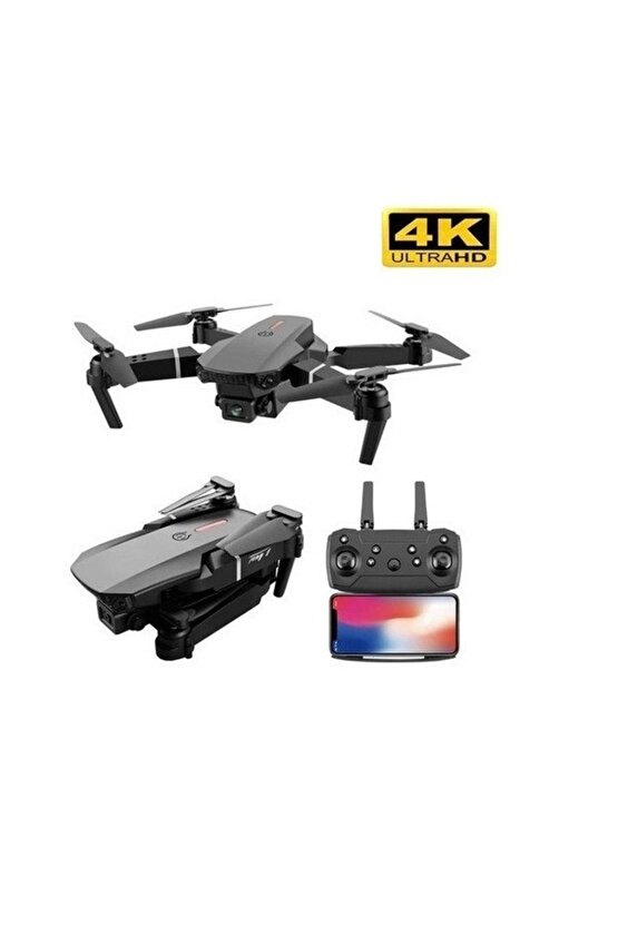 4k Kameralı Drone Hava Quadcopter 2.4g Kızılötesi Rc Işıklı Katlanabilir Drone Wifi