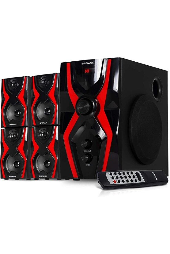 4+1 Bluetooth Hoparlör Ev Sinema Sistemi Subwoofer 70w